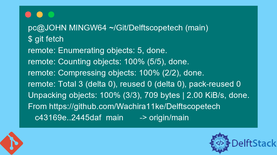 Unterschied Zwischen Git Fetch Und Git Pull Delft Stack